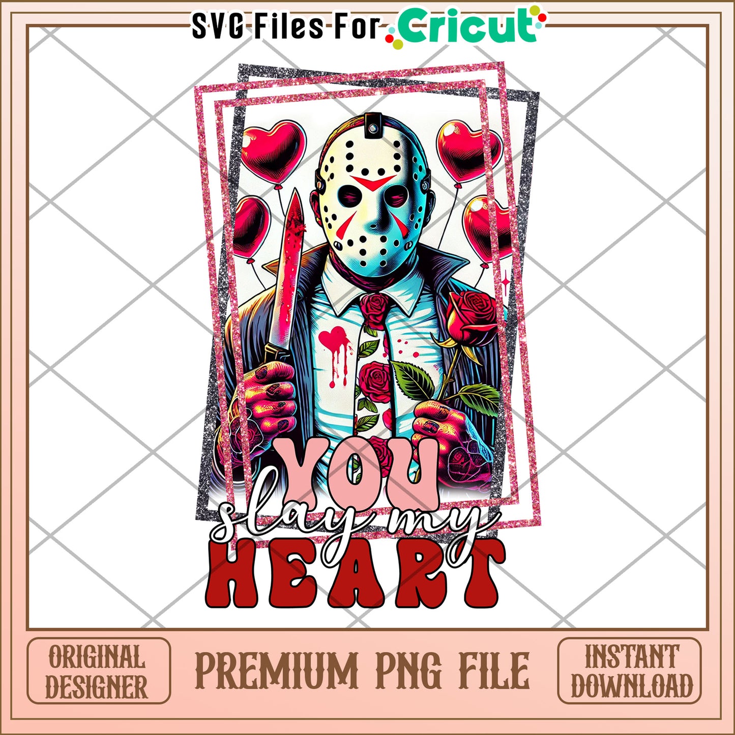 Jason Valentines Day PNG Sublimation