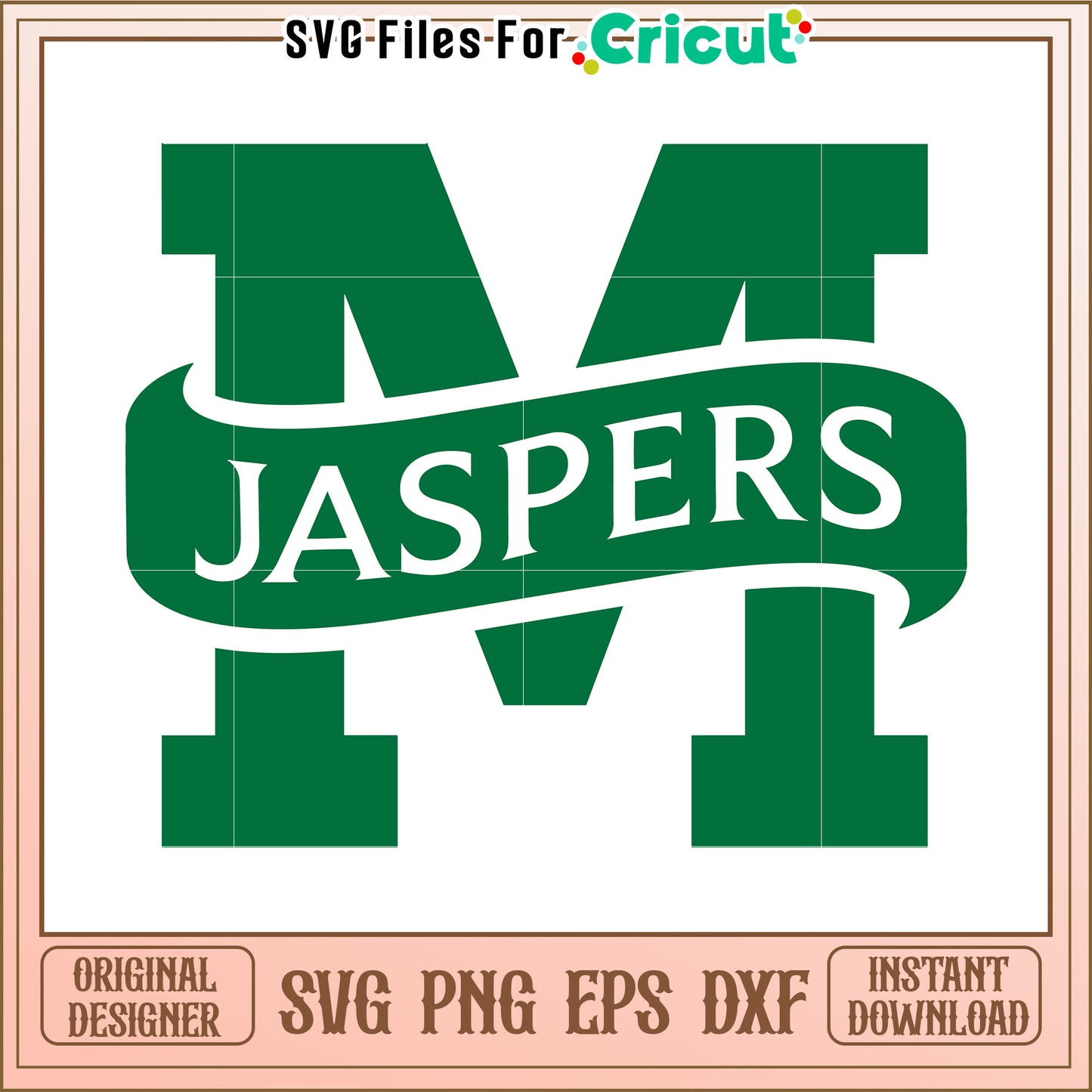 Jaspers SVG Design for Cricut Projects, Perfect for Team Spirit Creations