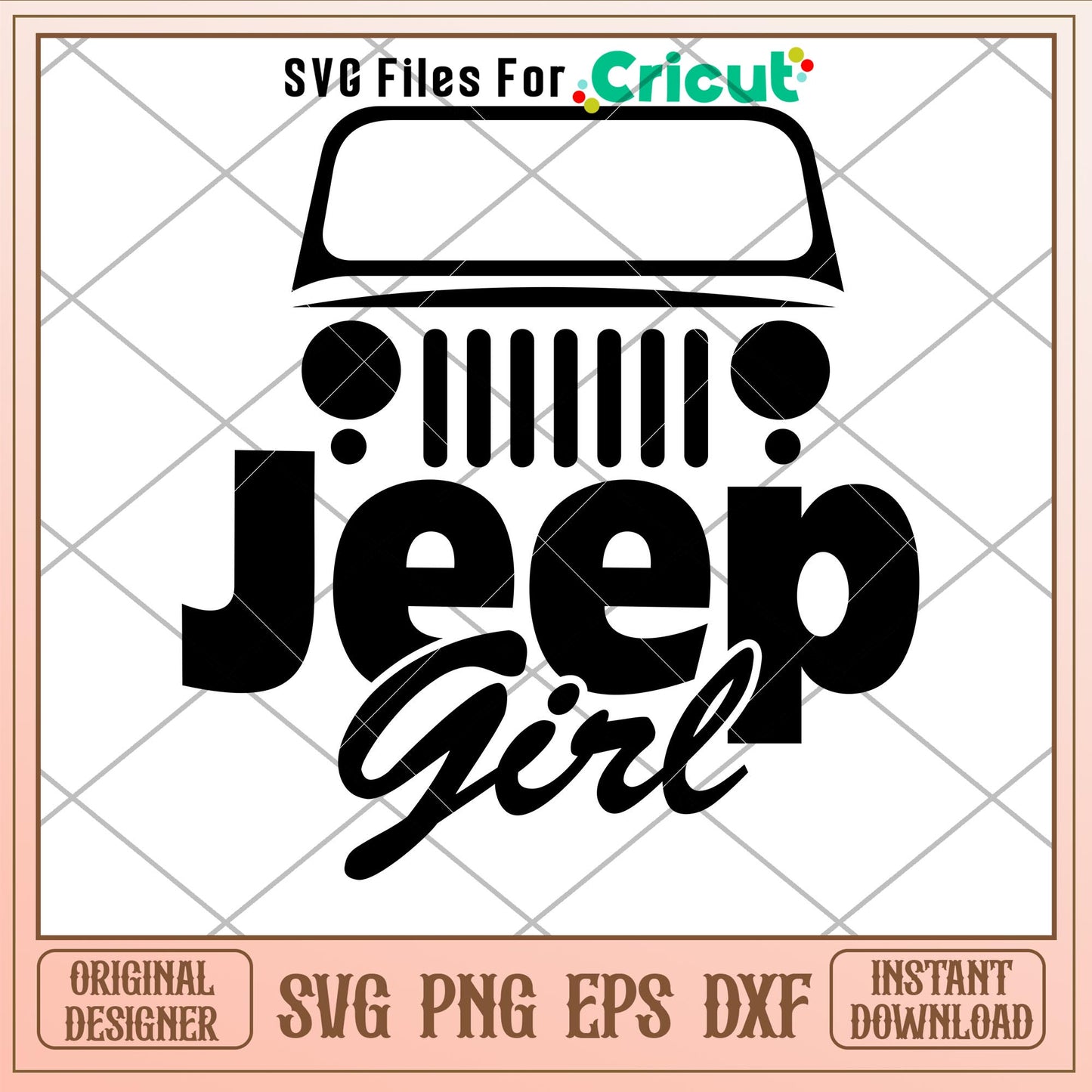 Jeep Girl, Jeep Girl Svg
