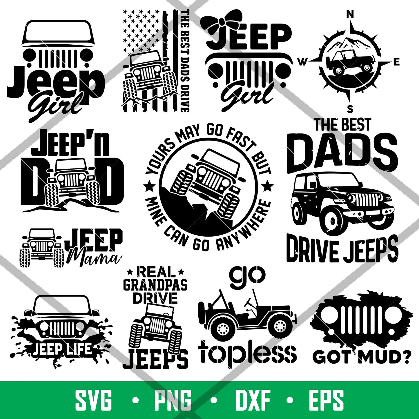 Jeep SVG Bundle, Jeep Svg Bundle