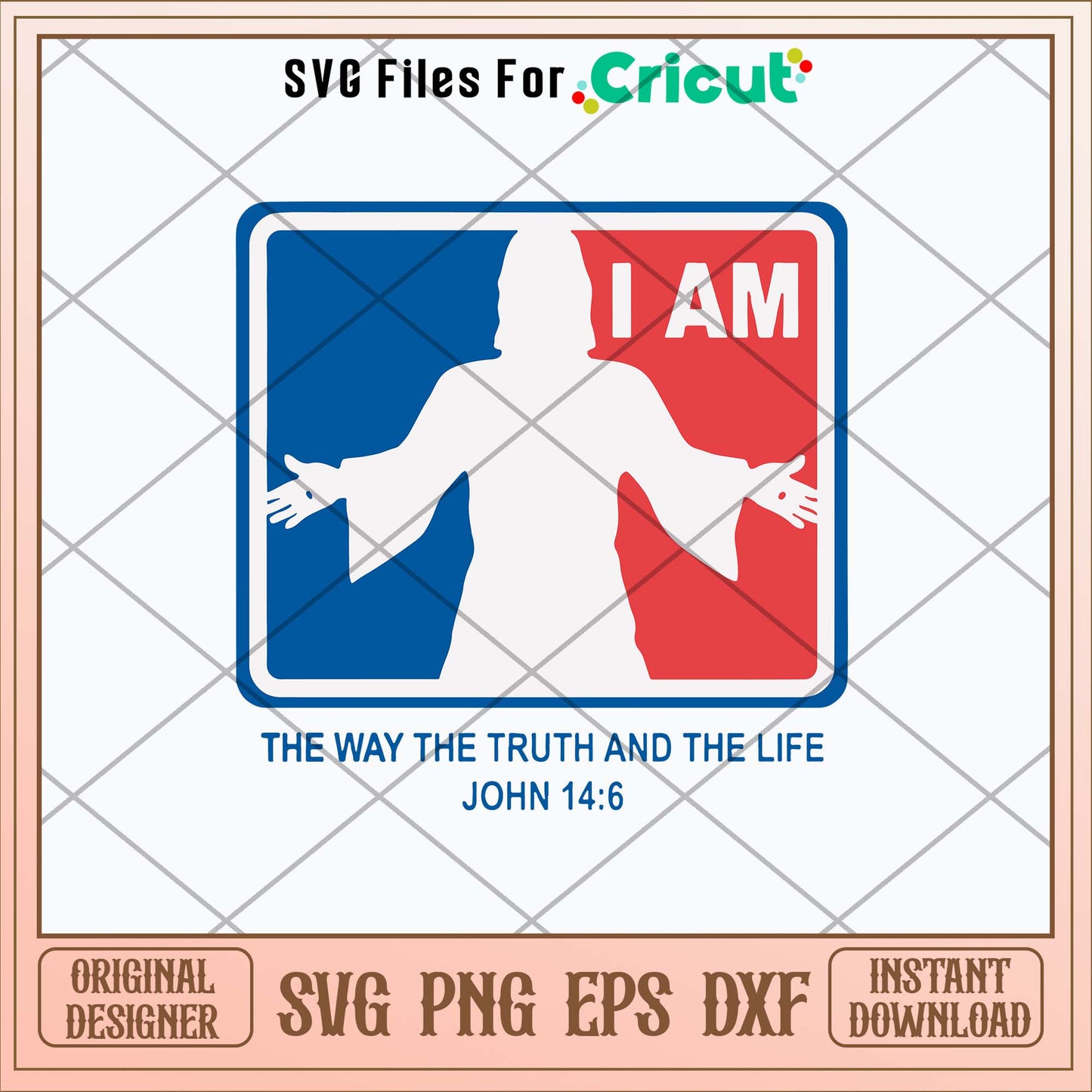 Jesus I Am The Way Truth And The Life Svg
