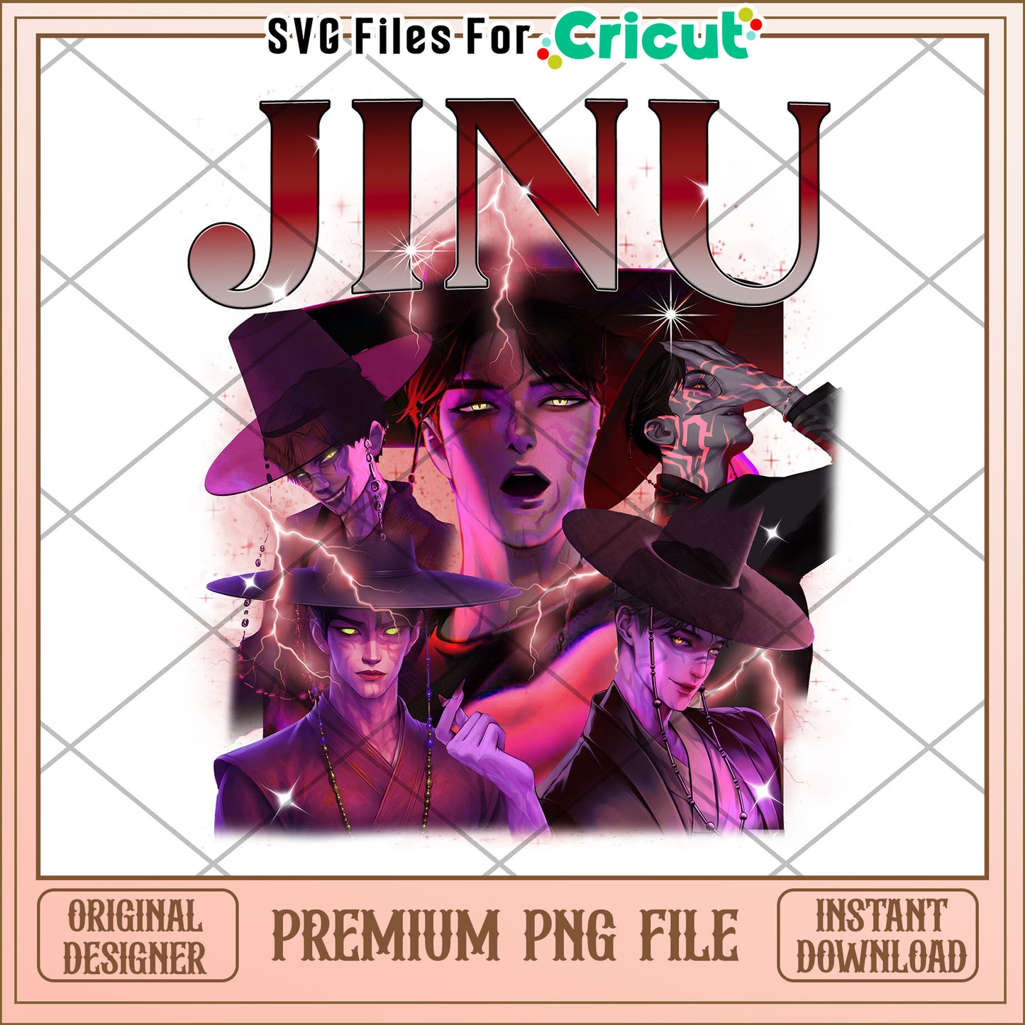 Jinu demon saja png, demon hunters png, huntrix png