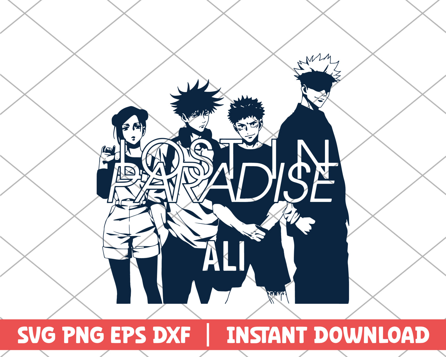 Jujutsu lost in paradise alt anime svg