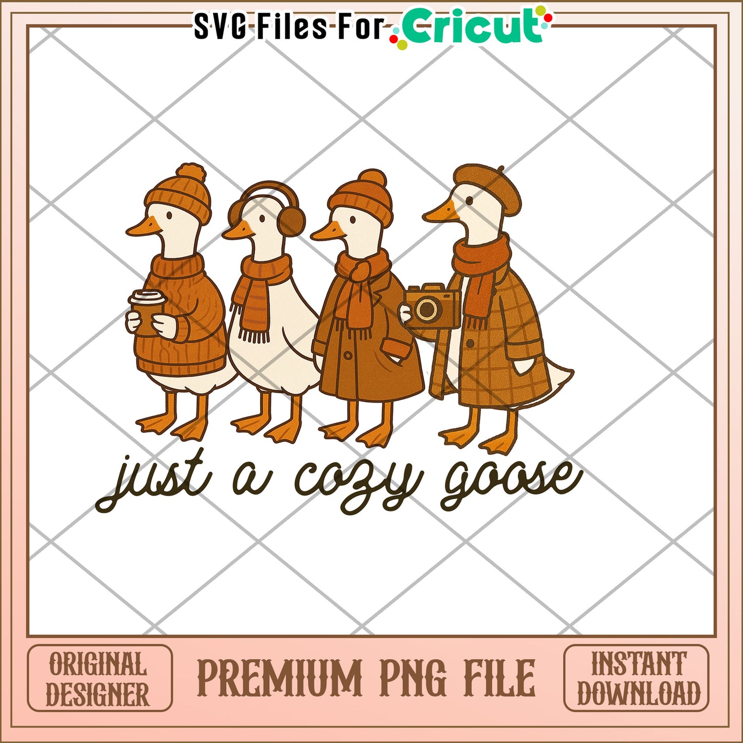 Just a cozy goose halloween png, halloween design png, horror halloween png