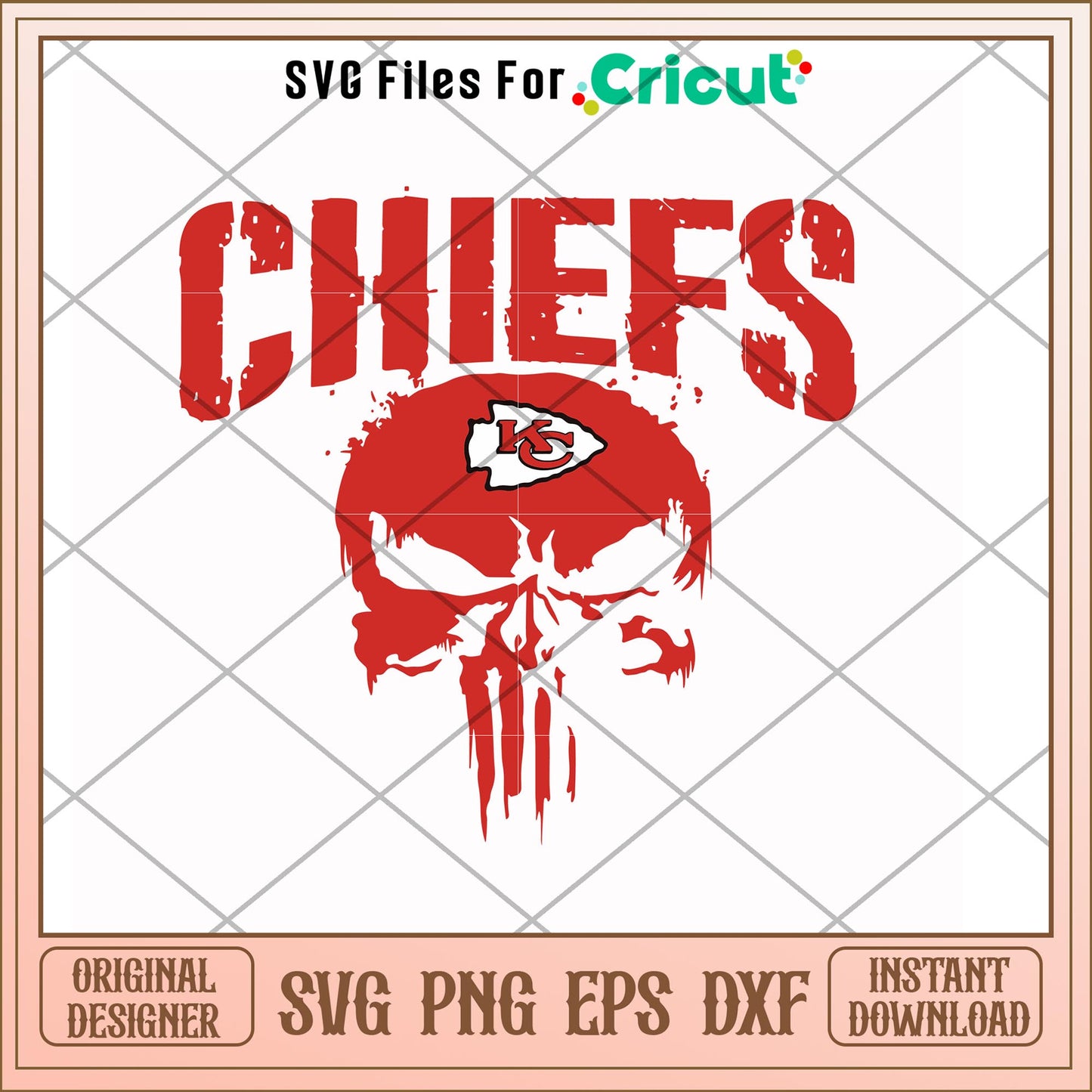 Kansas city chief skull chief svg, chief svg, new nfl svg