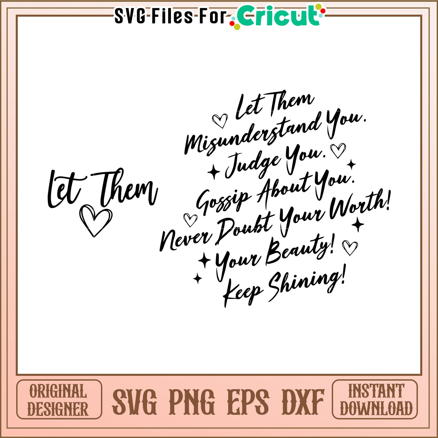 Keep Shining SVG Quote