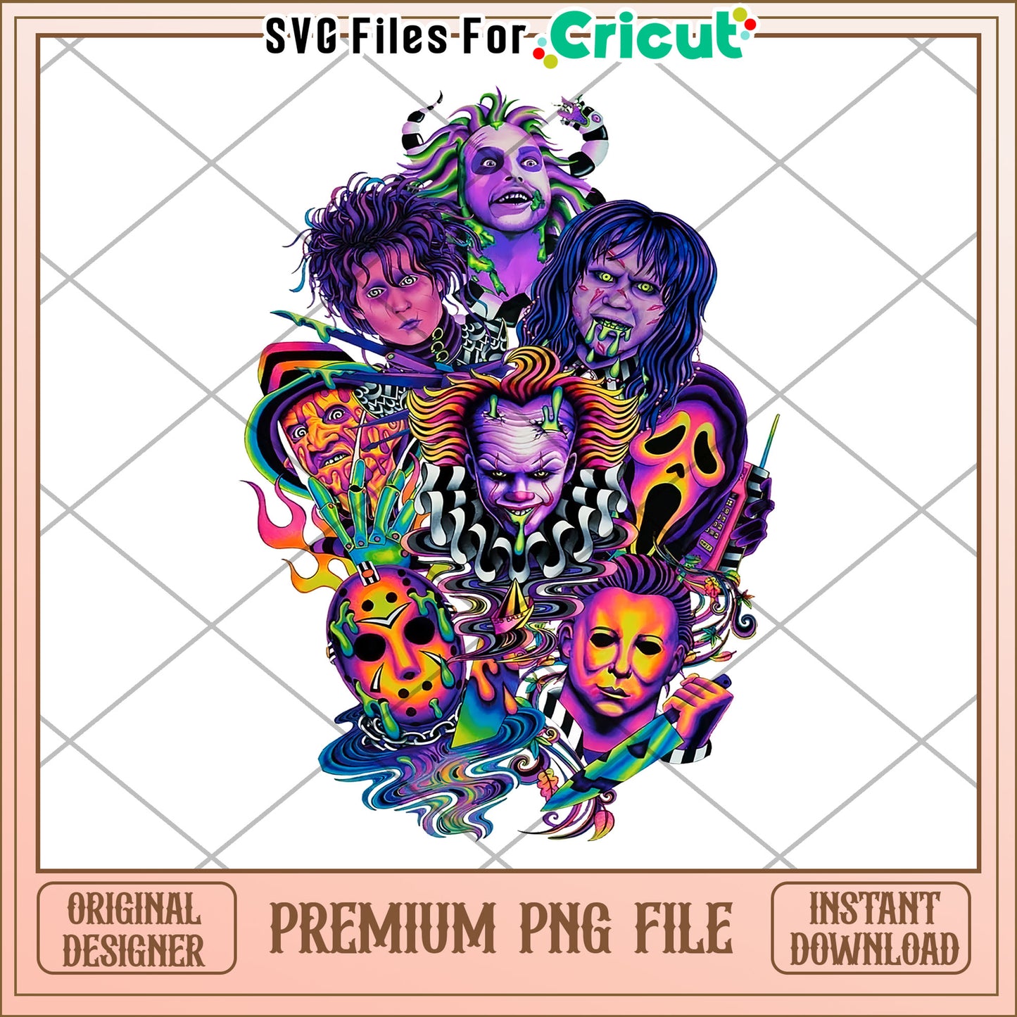 Killer freaking png, halloween design png, halloween costume png