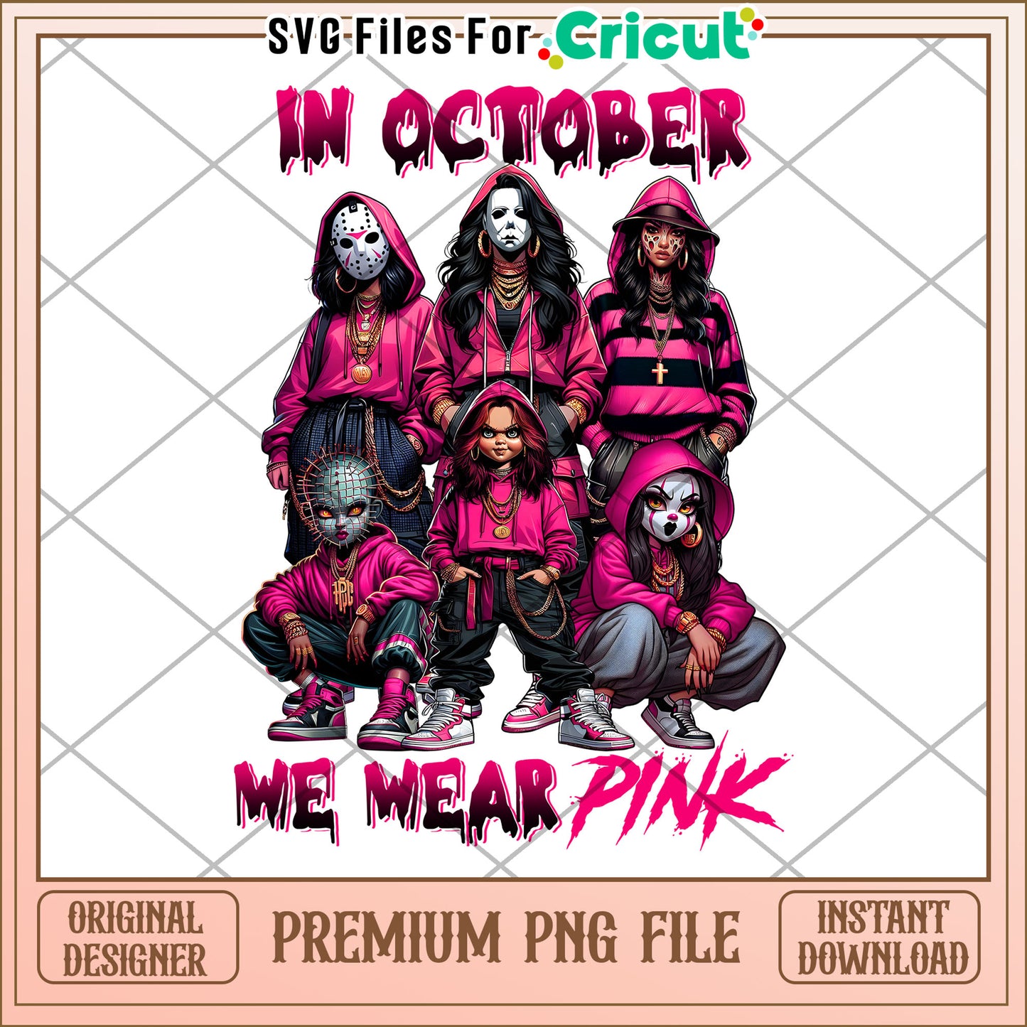 Killers girls war pink png, halloween jokes png, halloween drawings png