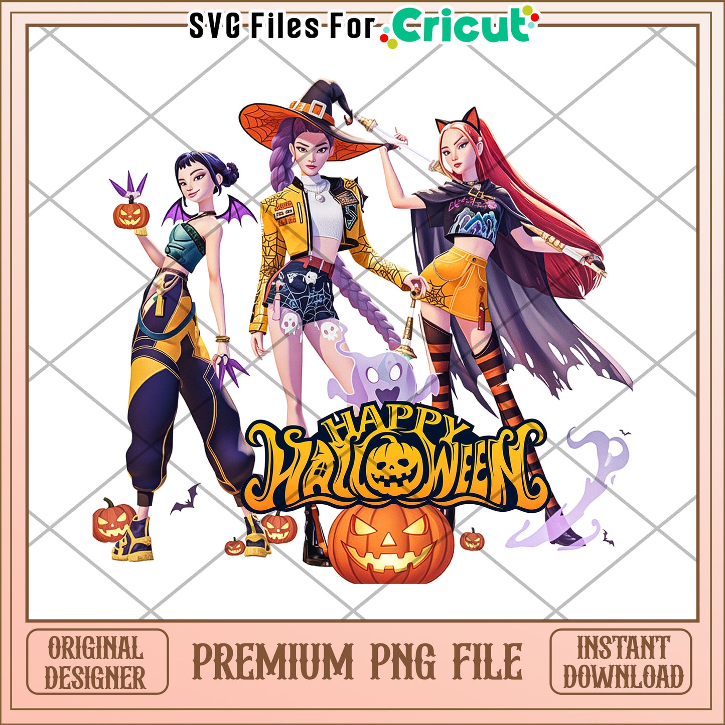 Kpop demon hunters png, halloween jokes png, halloween drawings png