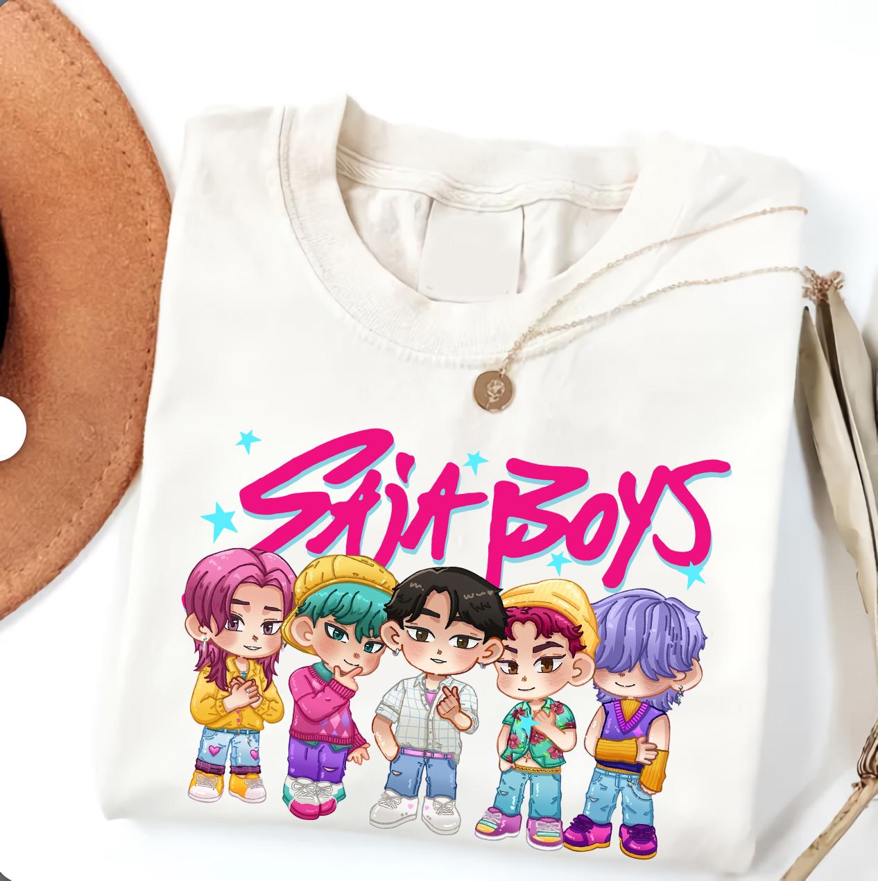 Kpop demon slayer bundle png, anime kpop bundle png, kpop band bundle png