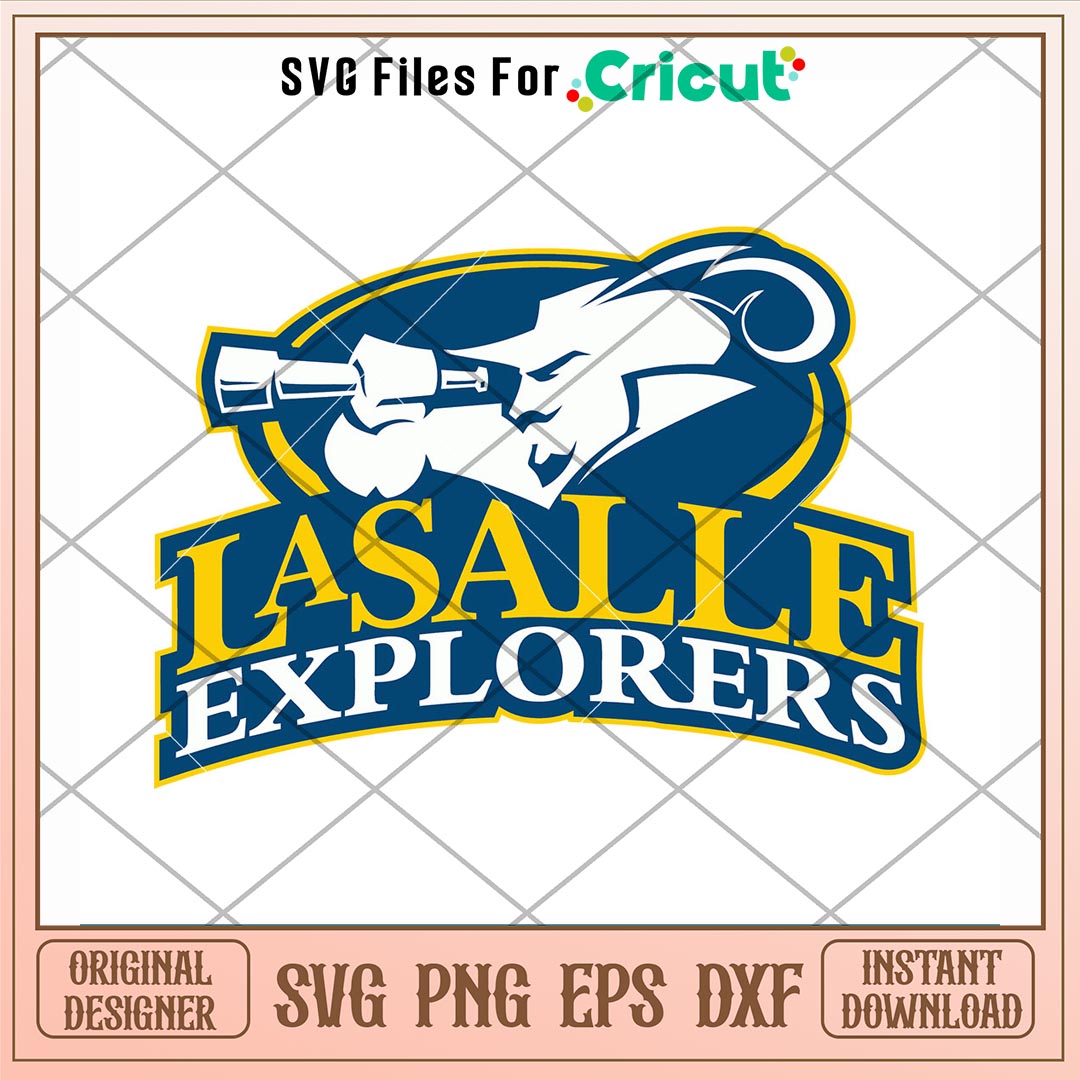 La Salle Explorers Logo Svg, La Salle Explorers Svg, NCAA Svg