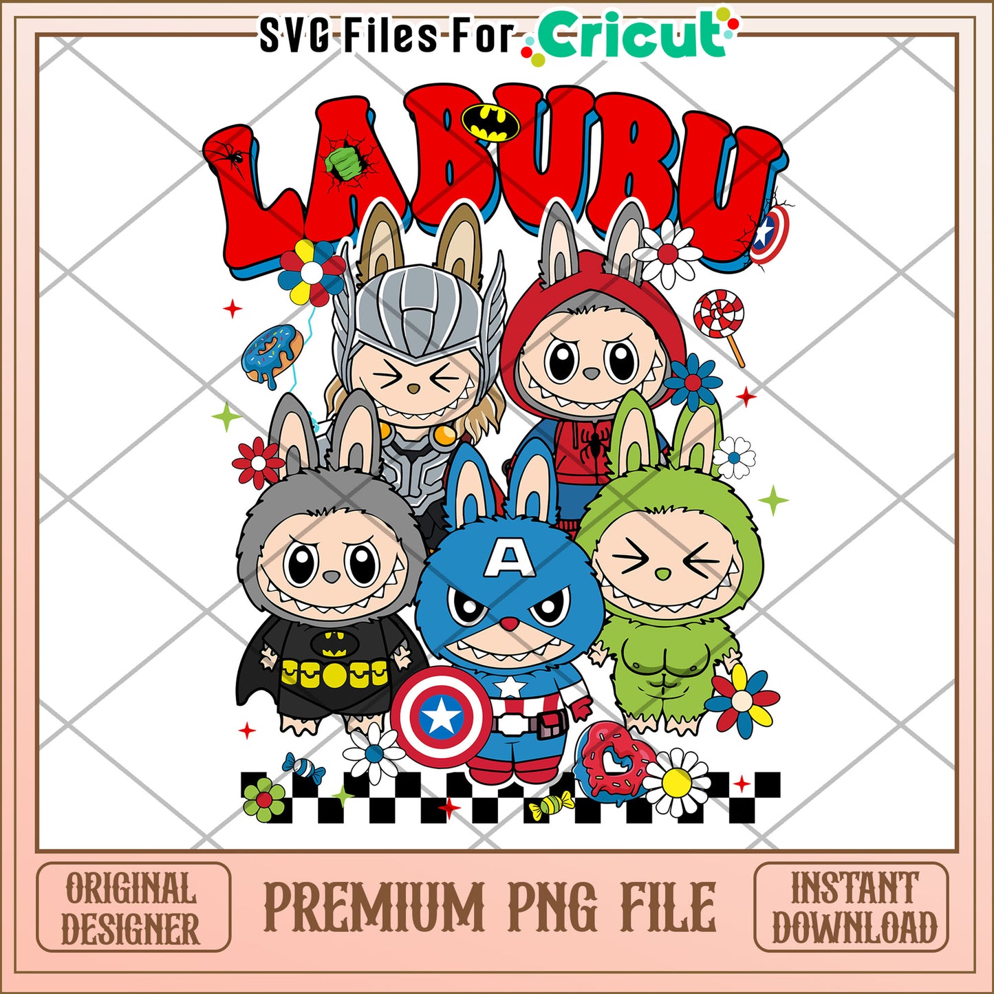 Labubu avengers png, labubu dolls png, popmart labubu png