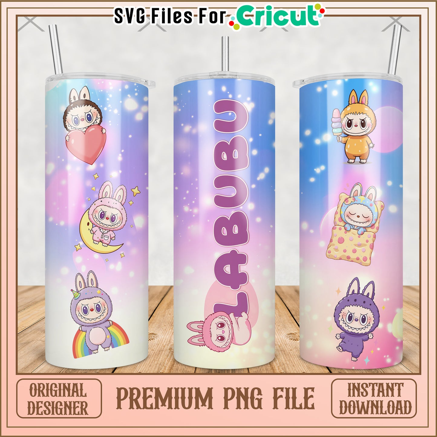 Labubu beautiful tumbler png, labubu doll png, labubu toys png