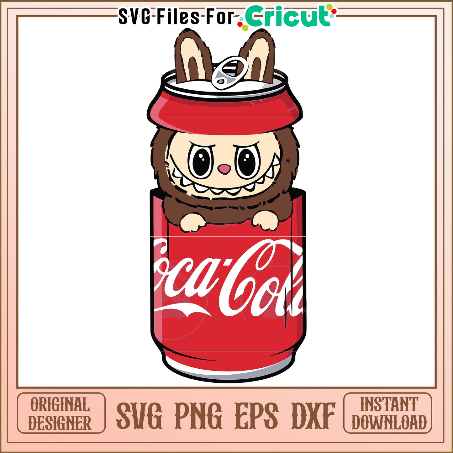 Labubu coke svg, happy halloween svg, spirit halloween svg