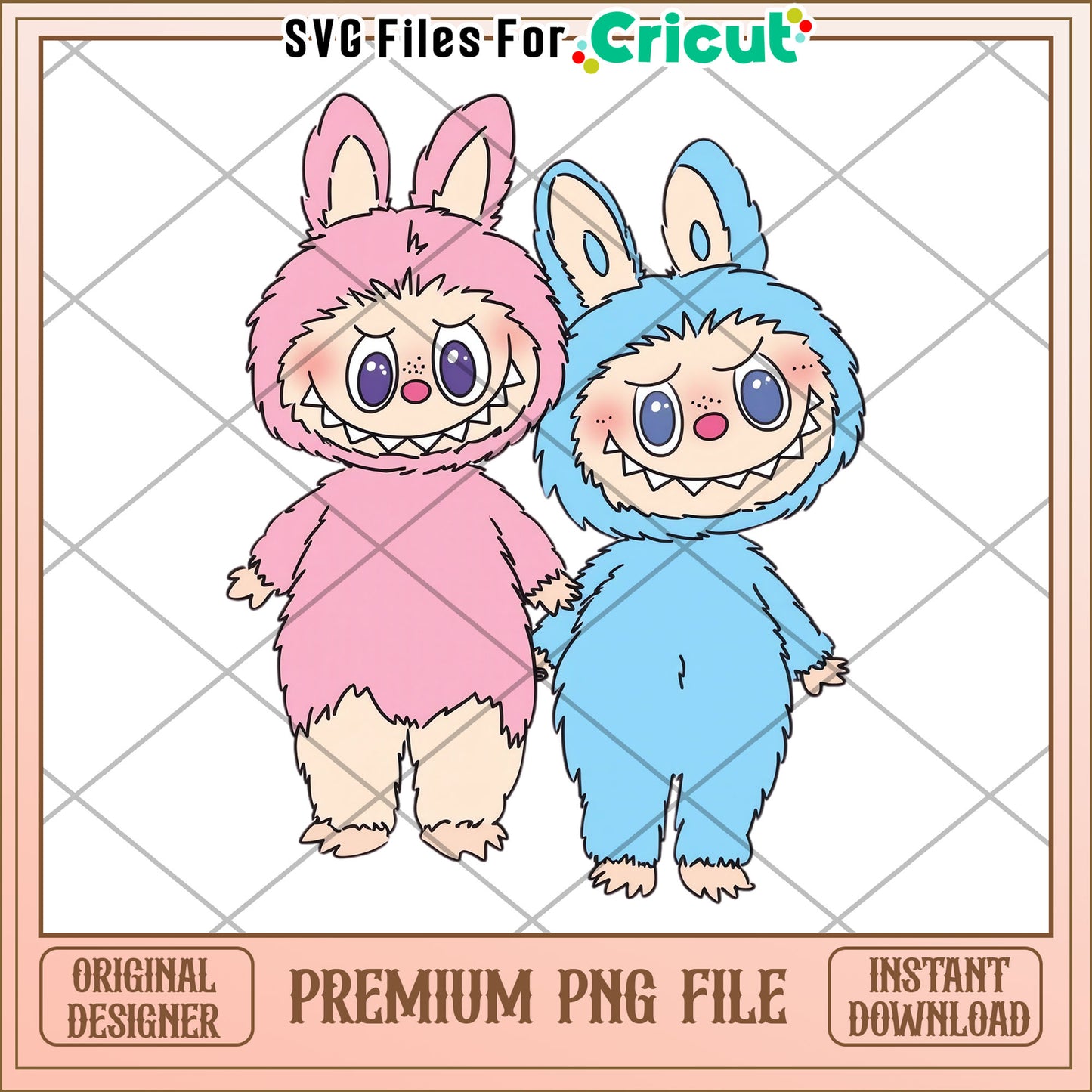 Labubu couple illustrtion png, labubu secret png, cartoon labubu png