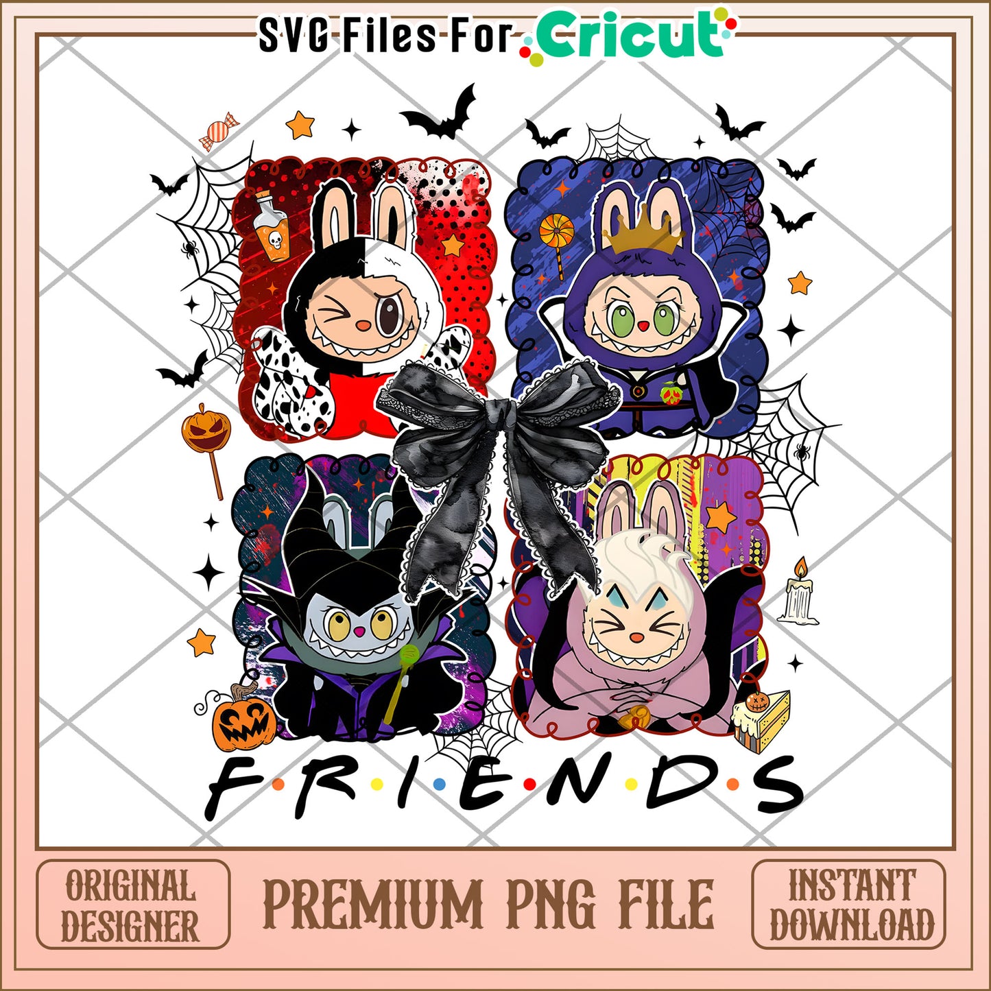 Labubu friends png, spirit halloween png, halloween time png