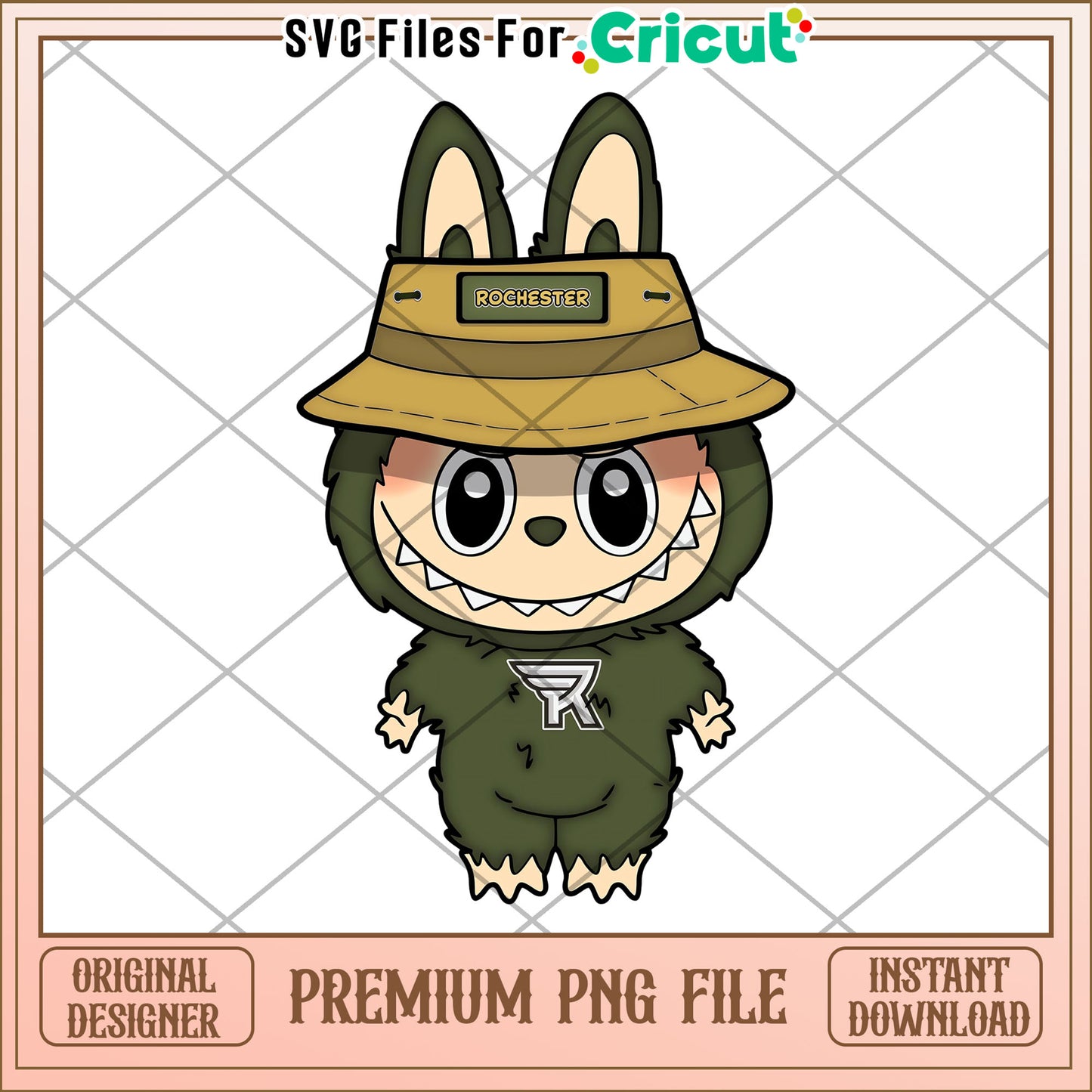 Labubu roschester cute design png, labubu cute characters png, cute labubu toys png