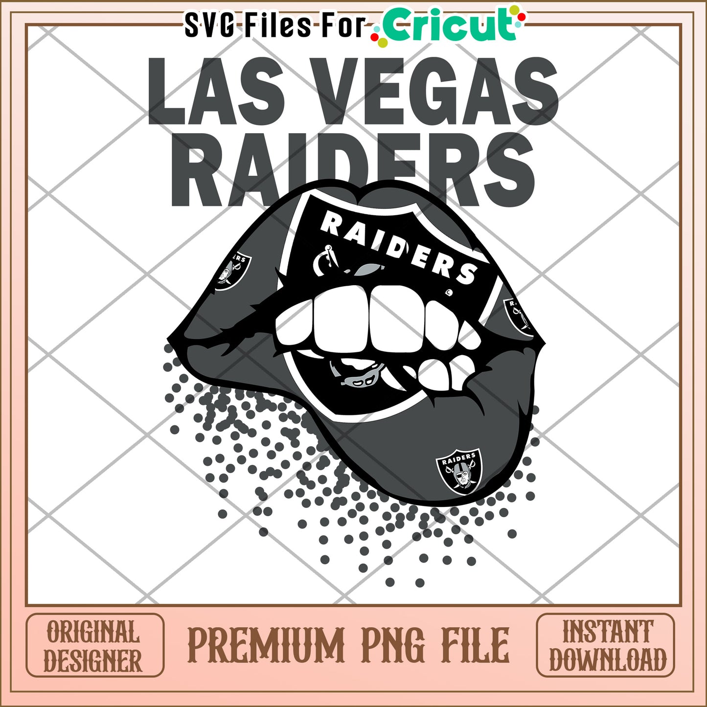 Las Vegas Raiders PNG design, perfect for sports fans crafts