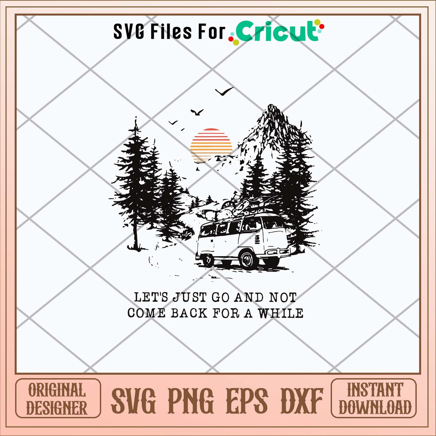 Let_s Just Go And Not Come Back For A White Svg