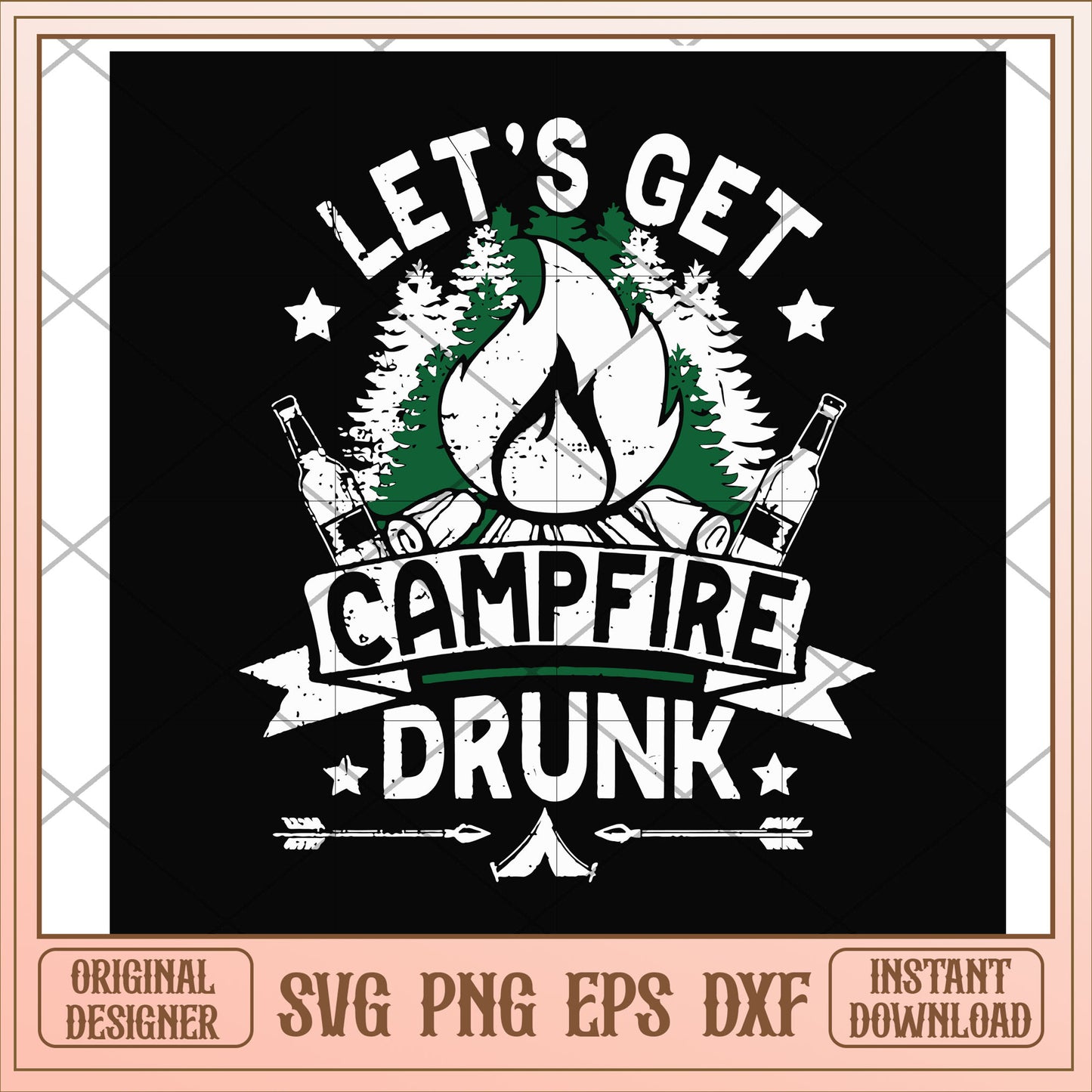 Let's get campfire drunk svg, campfire drunk svg, camping svg