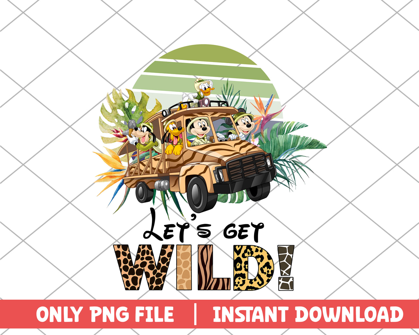 Let's get wild disney png