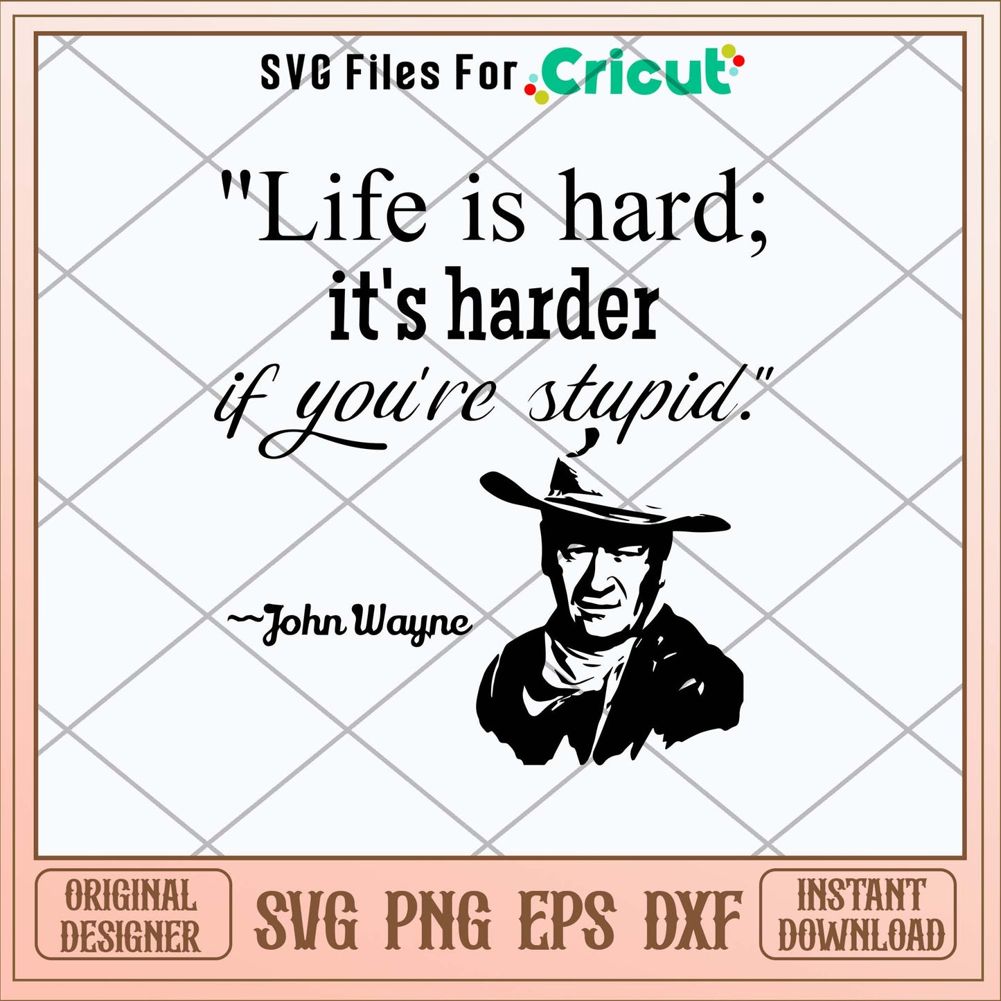 Life Is Hard It_s Harder If You_re Stupid Svg