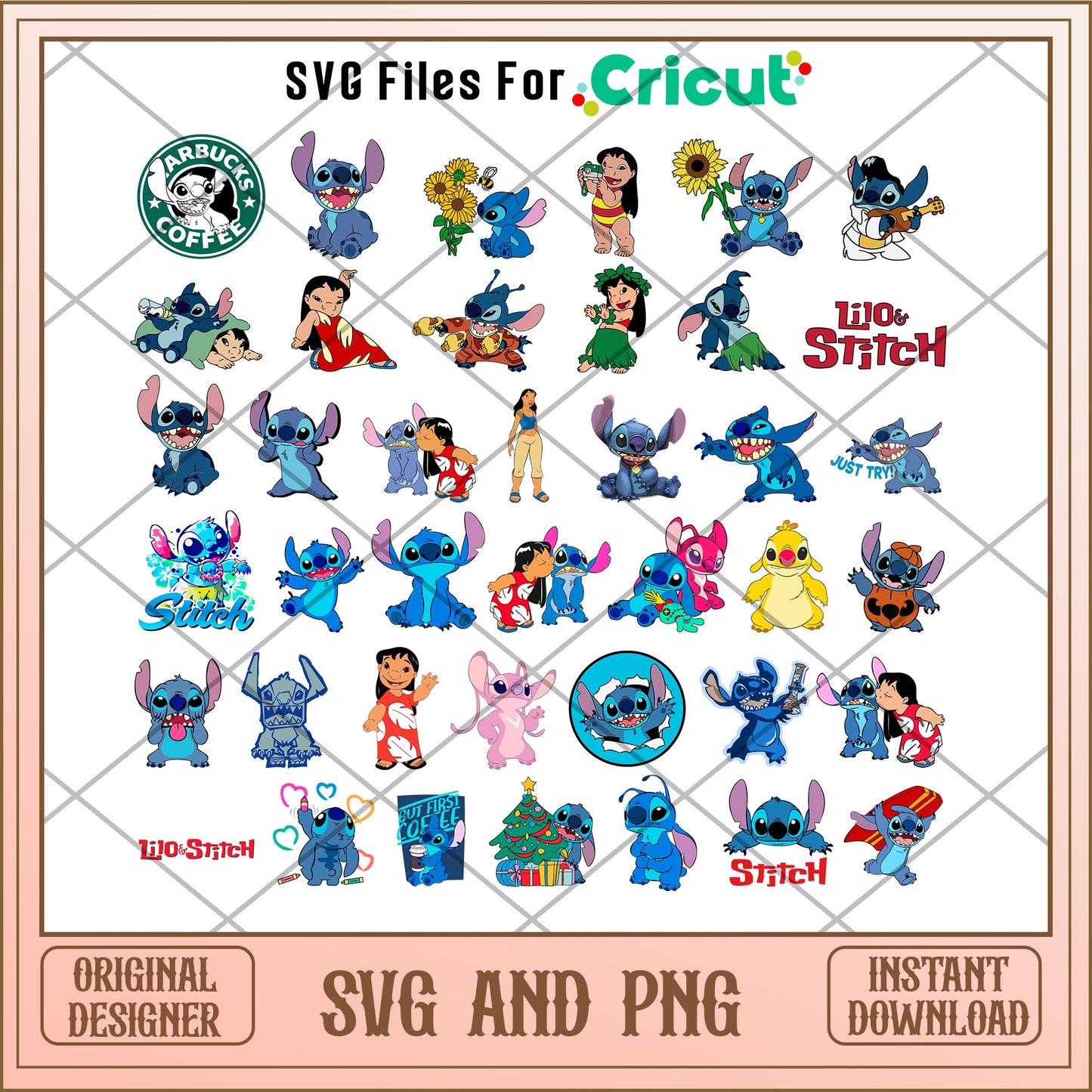 Lilo And Stitch Disney movie SVG Bundle