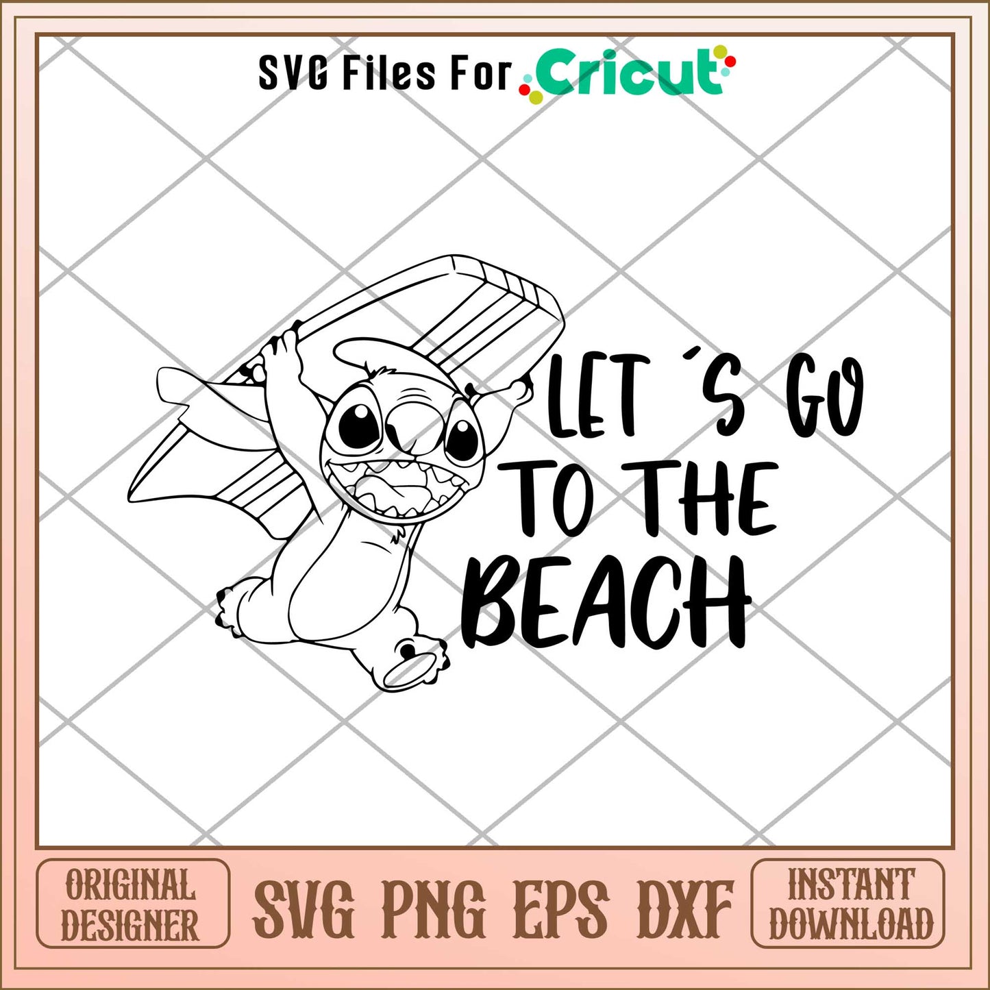 Lilo and Stitch Coloring Little But Loud Svg, Disney characters svg, digital dowload (2)