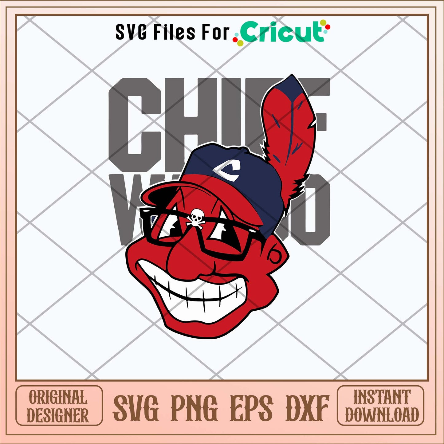 Long Live Chief Wahoo Mascot Cleveland Indians Svg