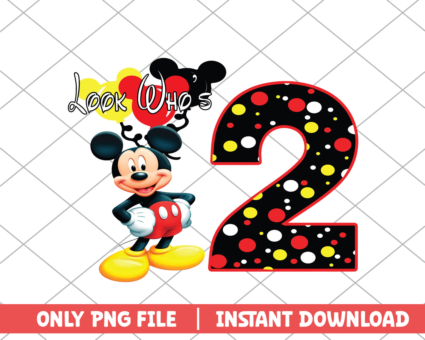 Look who birthday two disney png