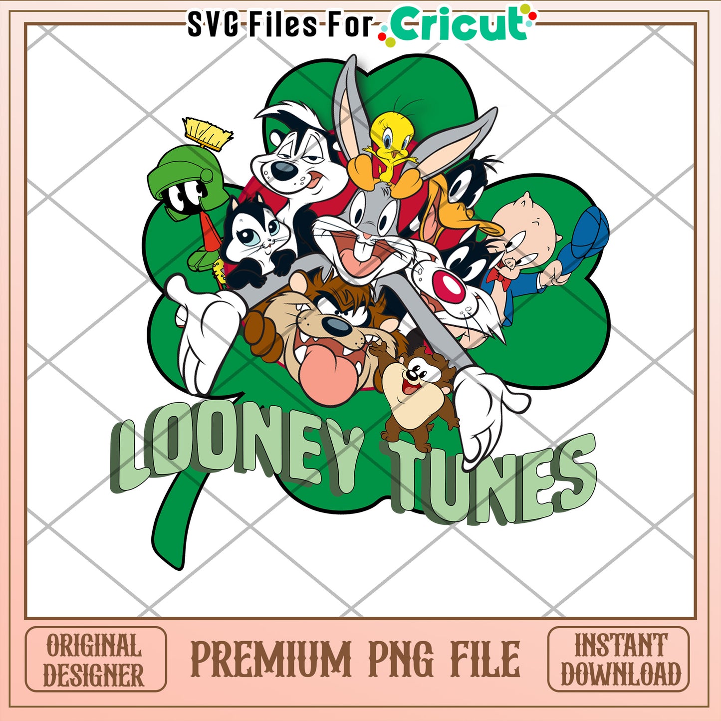 Looney Tunes PNG Cricut Design Instant Download