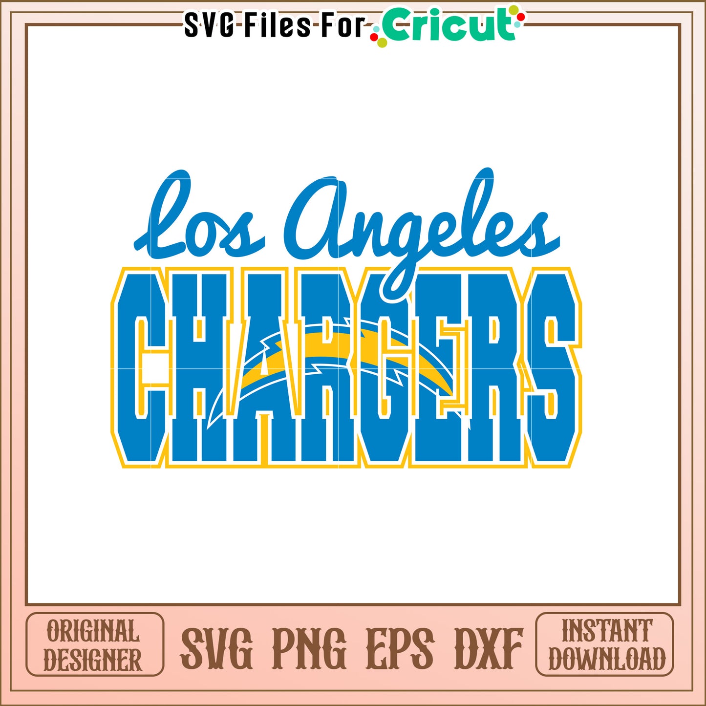 Los Angeles Chargers SVG Logo