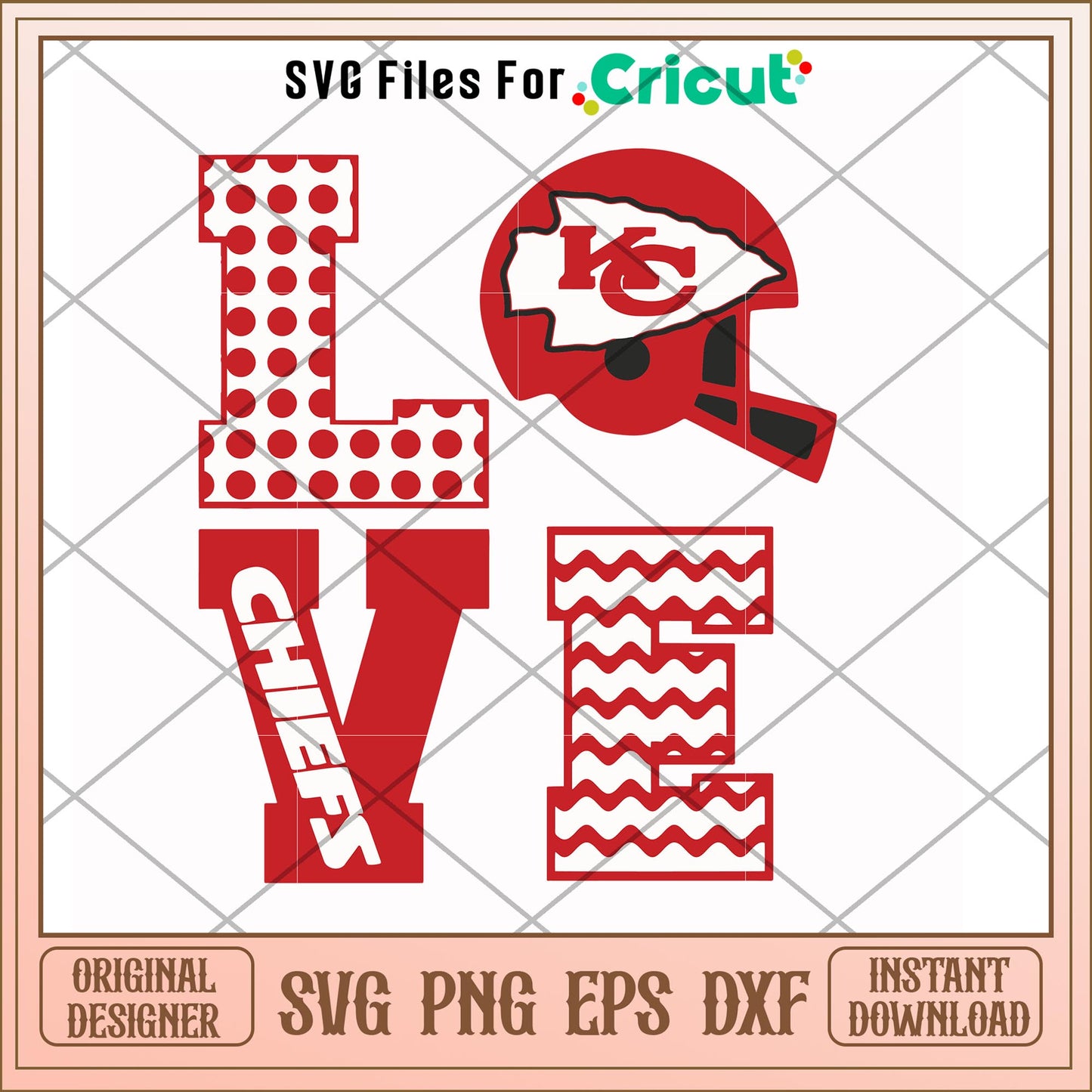 Love kansas city chief svg, kansas city chief svg, new nfl svg