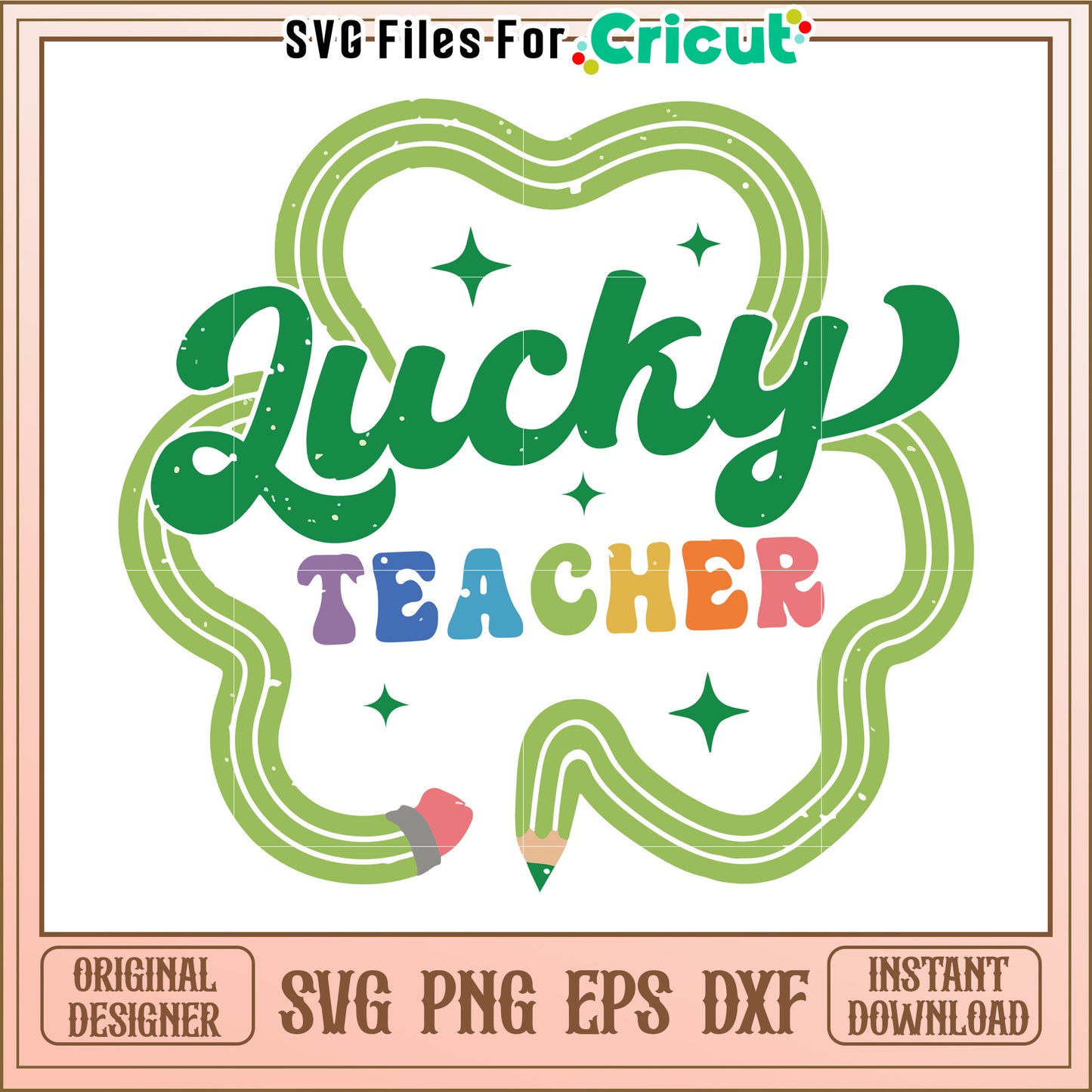 Lucky Teacher Design for Appreciation Gifts, Celebrate Educators Today