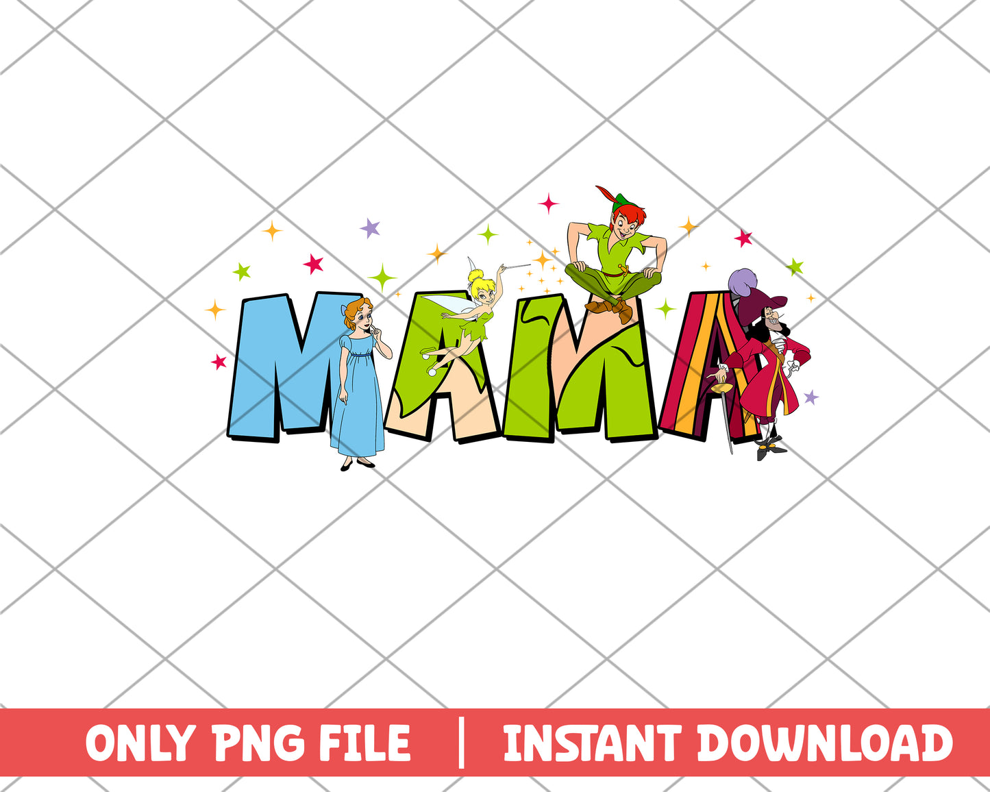 Mama disney Peter Pan png