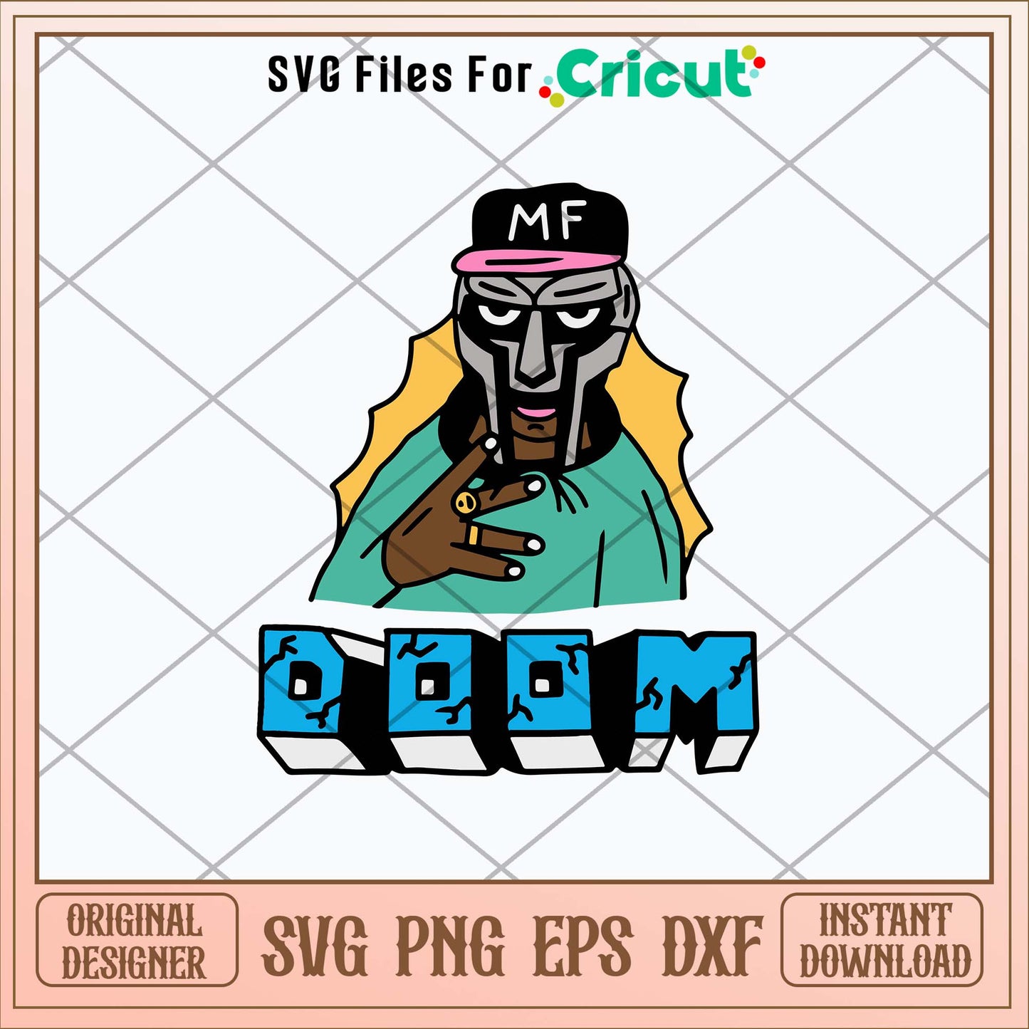 MF Doom Svg, MF Rapper Svg-Svgfilesforcricut
