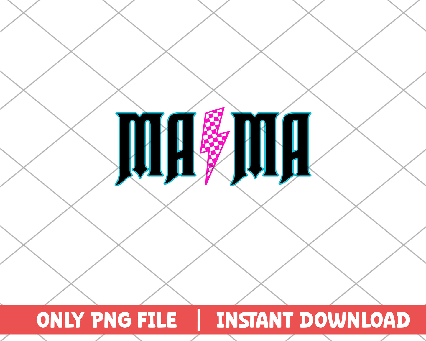 Mama Lightning Bolt png