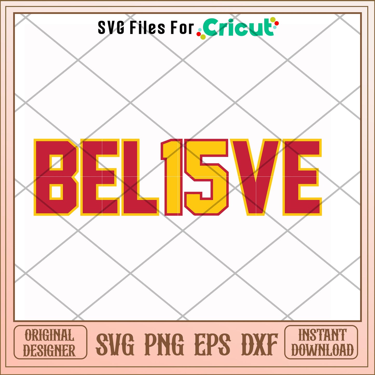 Mahomes bel15ve font design svg, Mahomes svg, new nfl svg