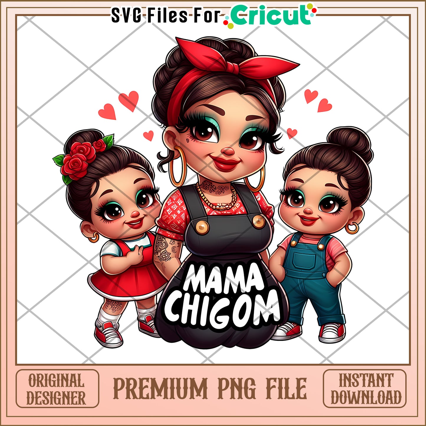 Mama Chigom PNG Sublimation Design