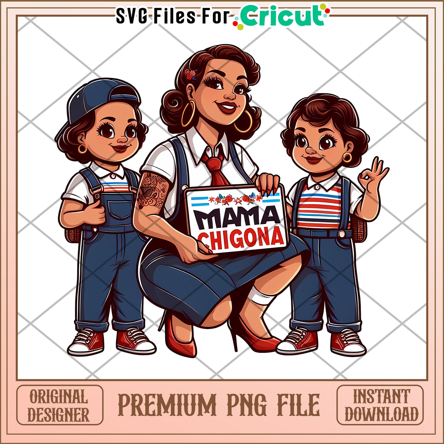 Mama Chigona PNG Family Portrait