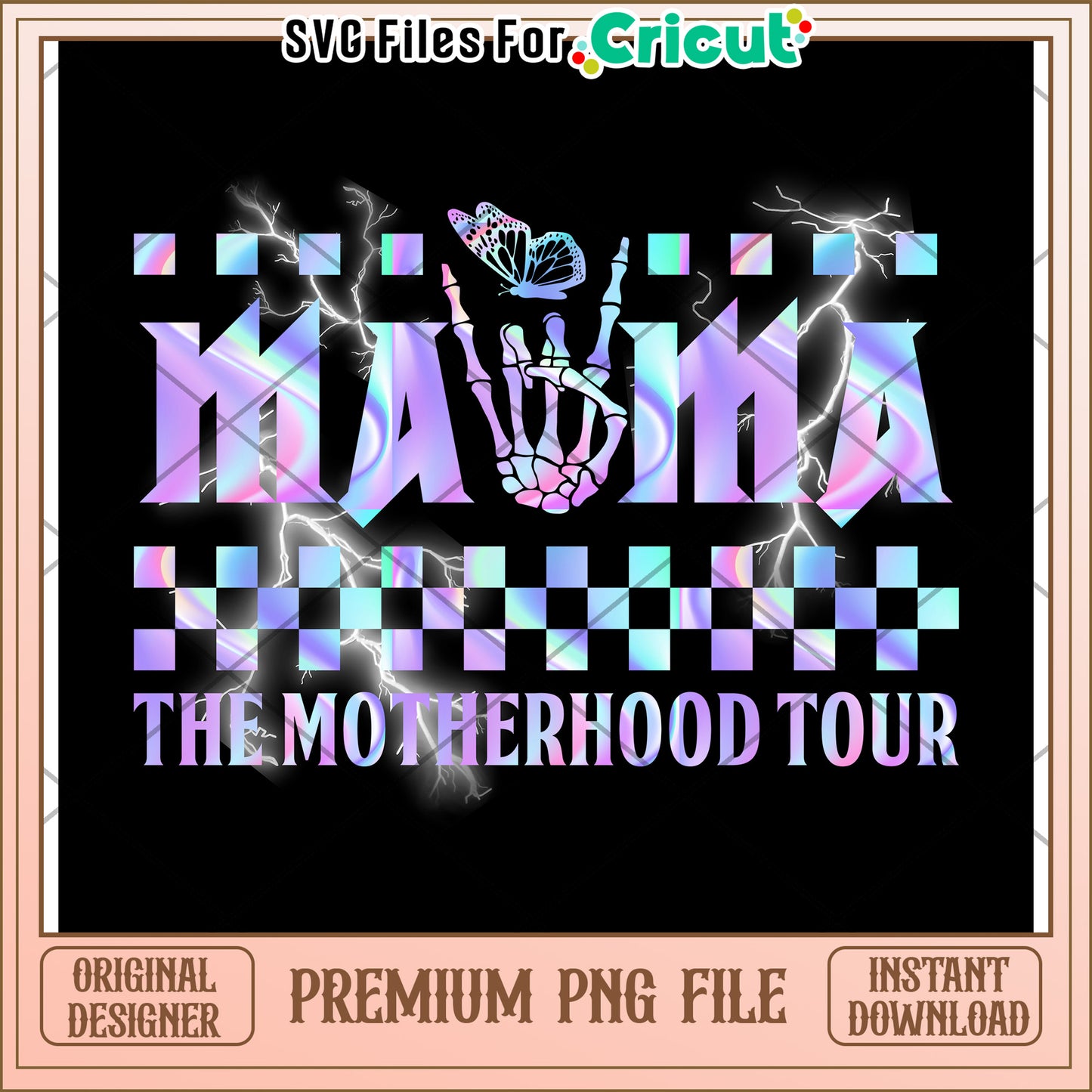 Mama Motherhood Tour PNG Design