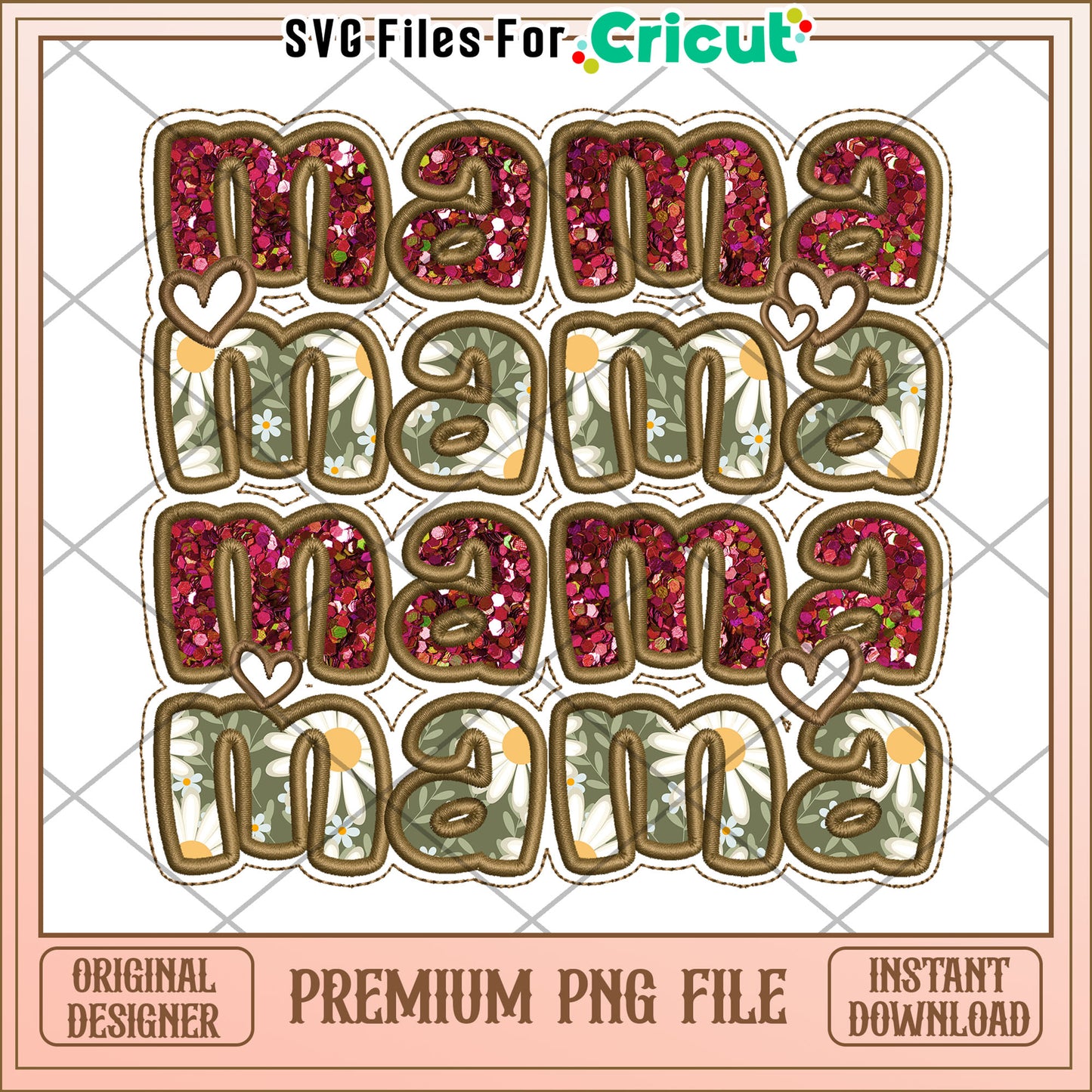 Mama PNG Design Instant Download