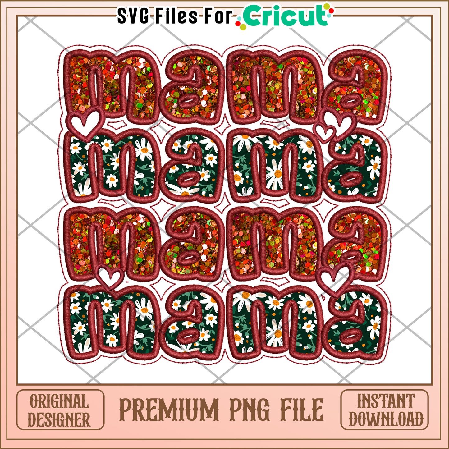 Mama PNG Sublimation Design