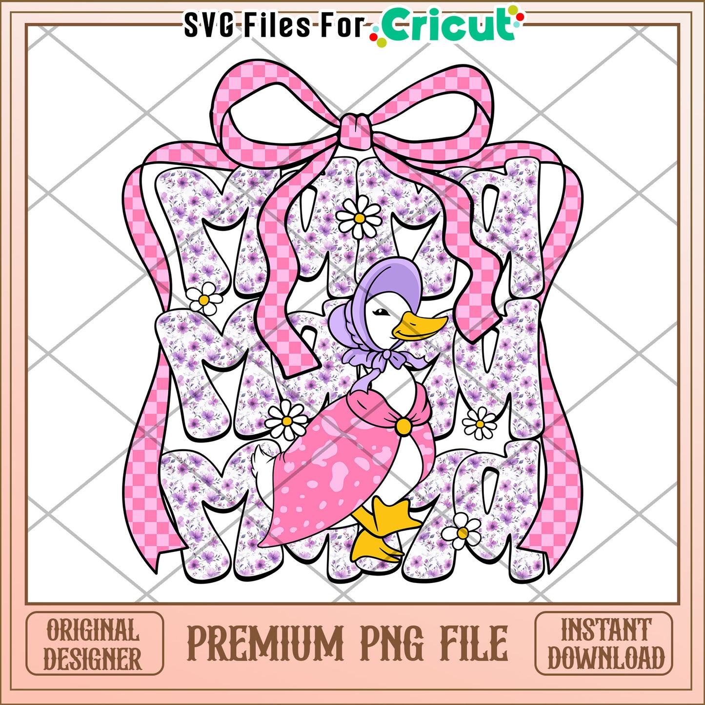 Mama goose png, cute family goose design png, mother goose quote png