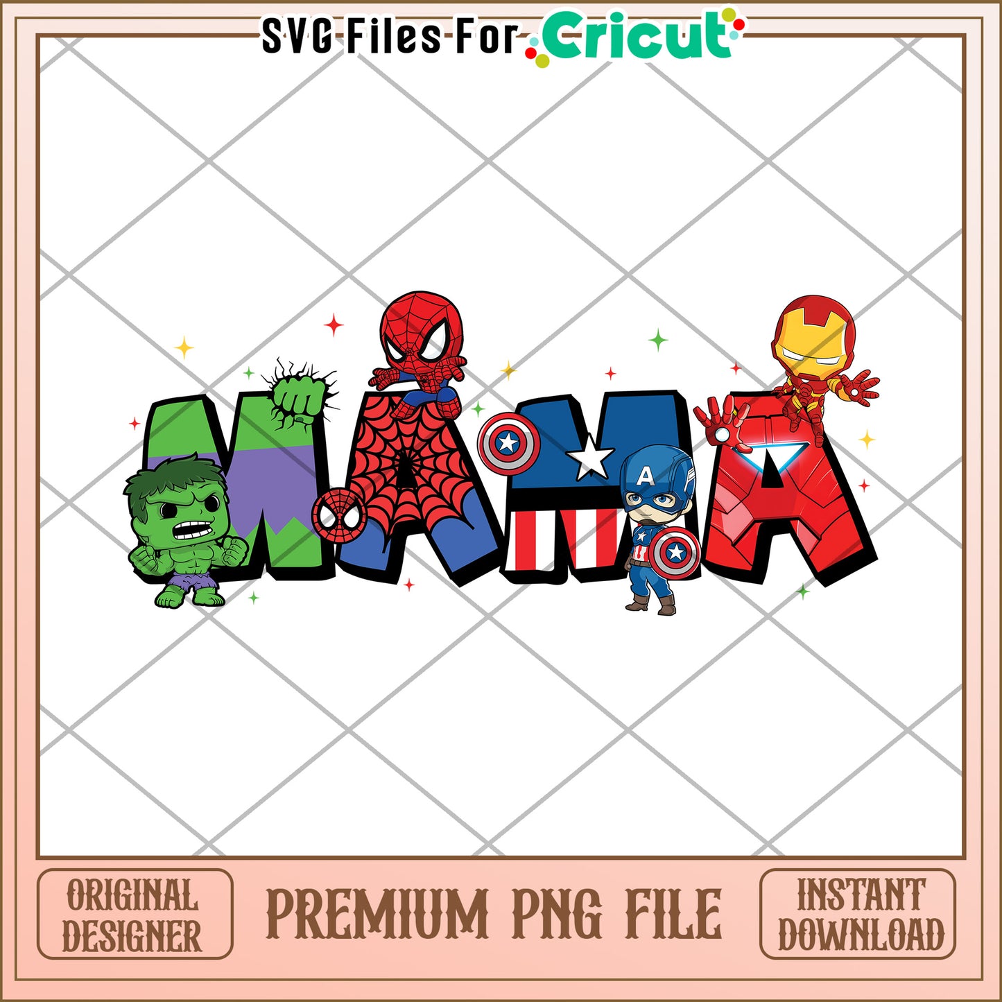 Marvel Mama PNG Cricut Design