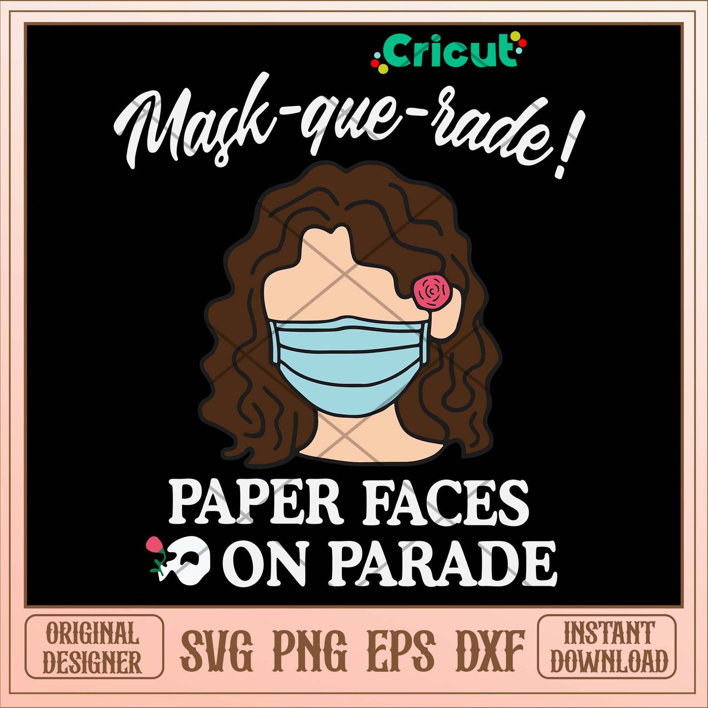 Mask Querade Paper Faces On Parade Svg