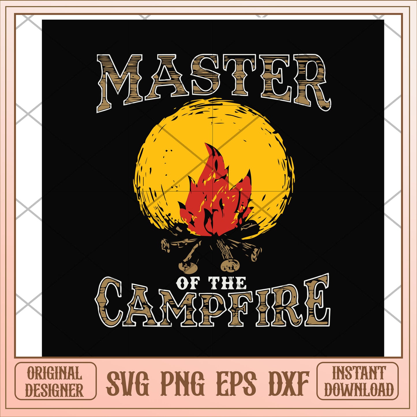 Master of the campfire svg, camfire svg, camping svg