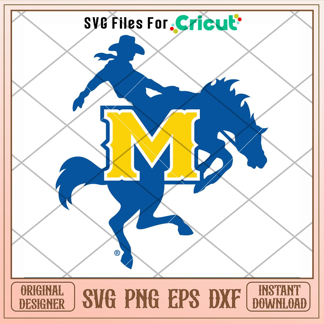 McNeese State Cowboys Logo Svg, McNeese State Cowboys Svg, NCAA Svg