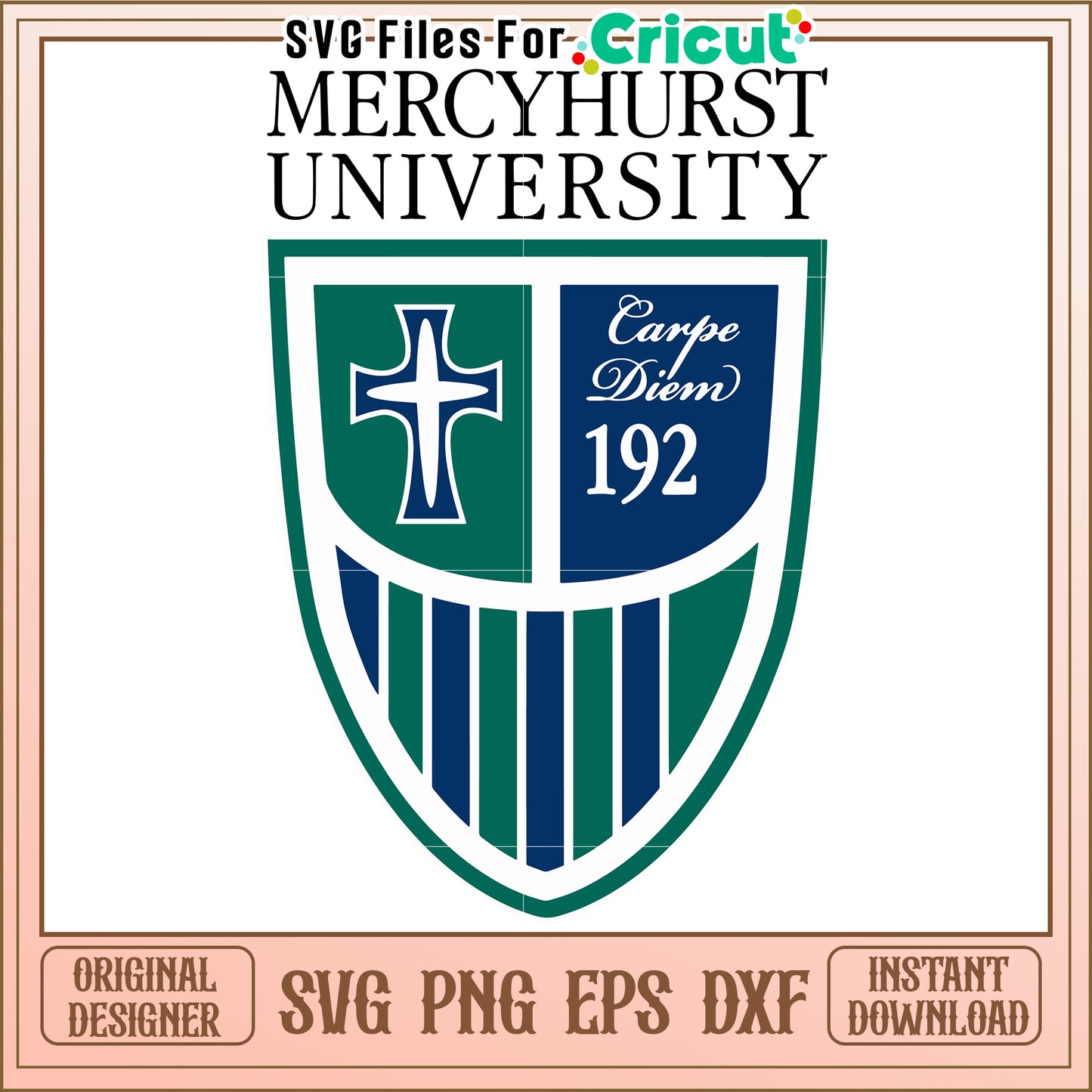 Mercyhurst University SVG File for Cricut, Perfect for Custom Projects and Crafts