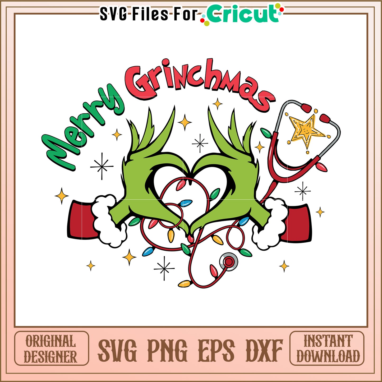 Merry Grinchmas SVG Design Download